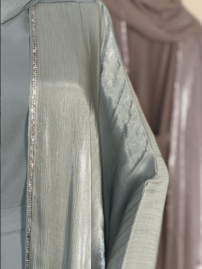 2 piece set abaya detail