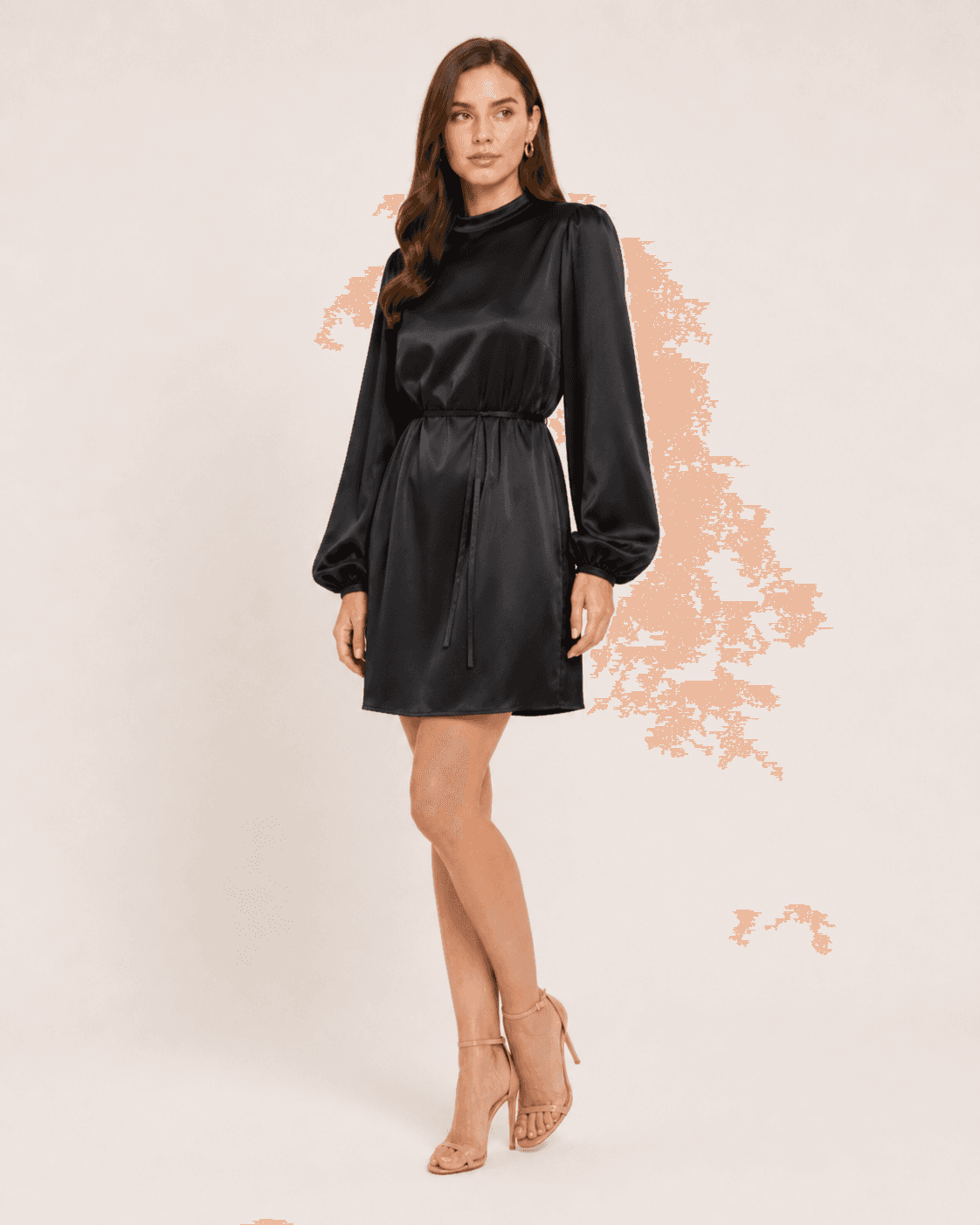 Satin Belted Blouse-4