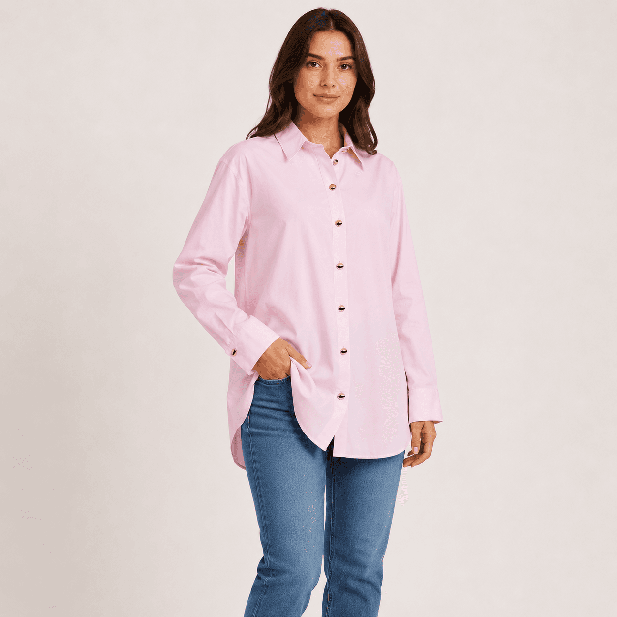 Everyday Button Chemise-2