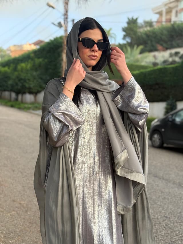 Glittered Abaya