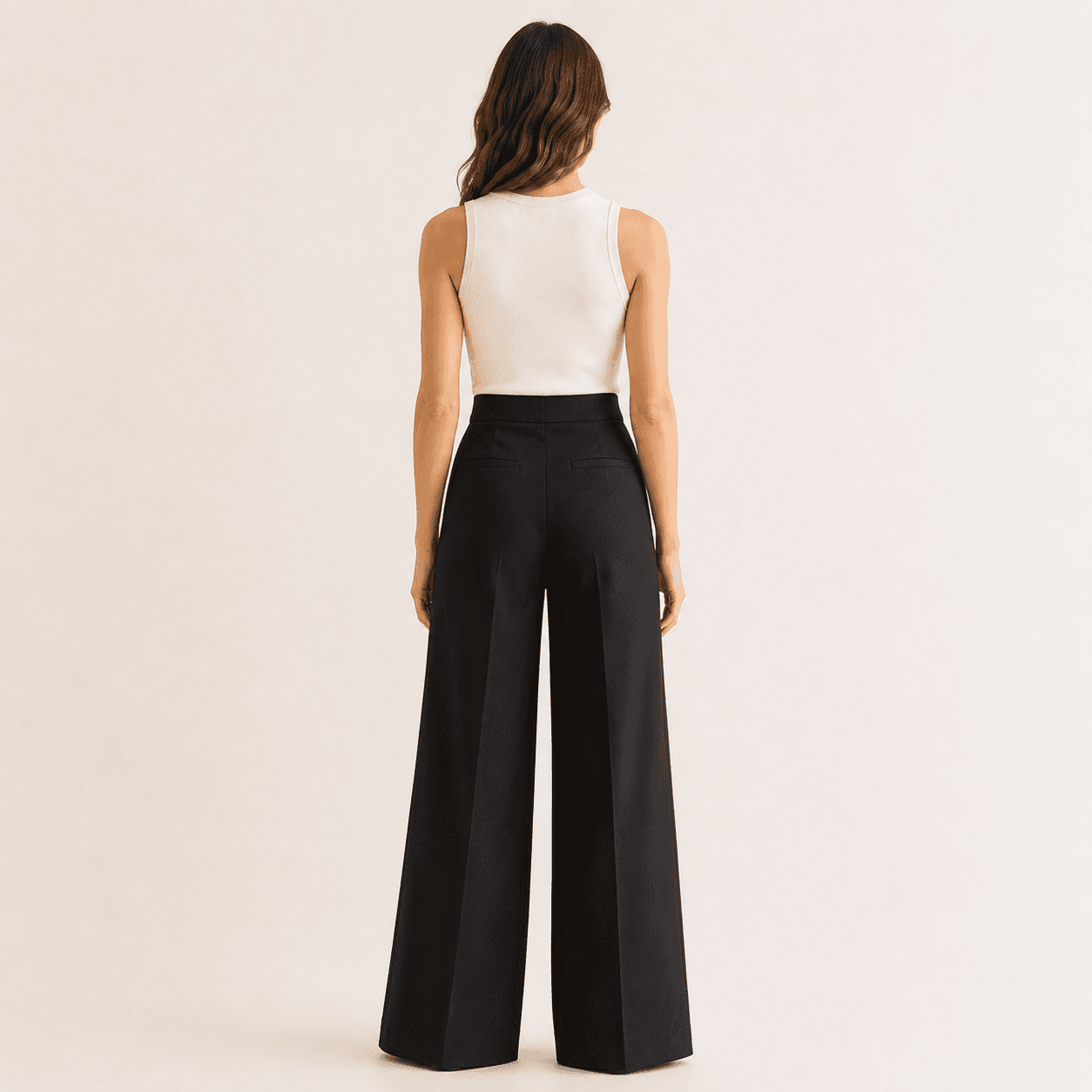 Classic Wide Leg Pants-2