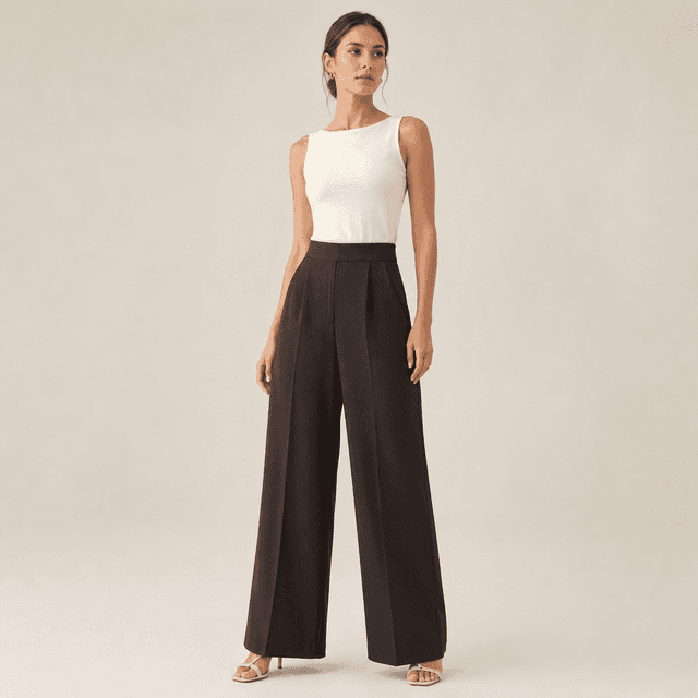 Classic Wide Leg Pants