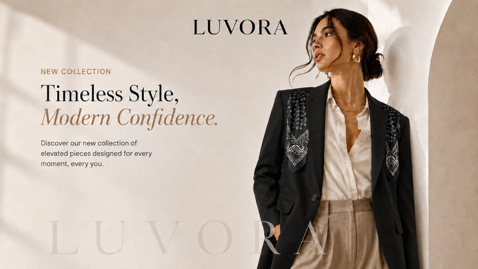 Product page banner